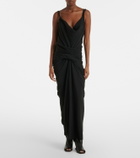 Rick Owens Strutter gathered maxi dress