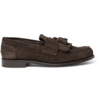 CHURCH'S - Oreham Suede Tasselled Loafers - Brown