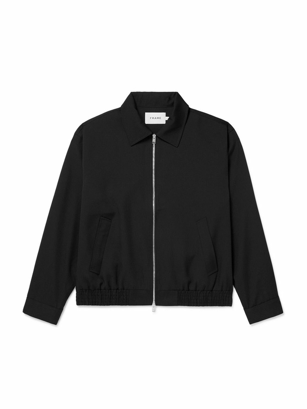 Photo: FRAME - Wool-Twill Blouson Jacket - Black