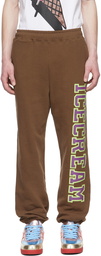 ICECREAM Brown Cotton Lounge Pants