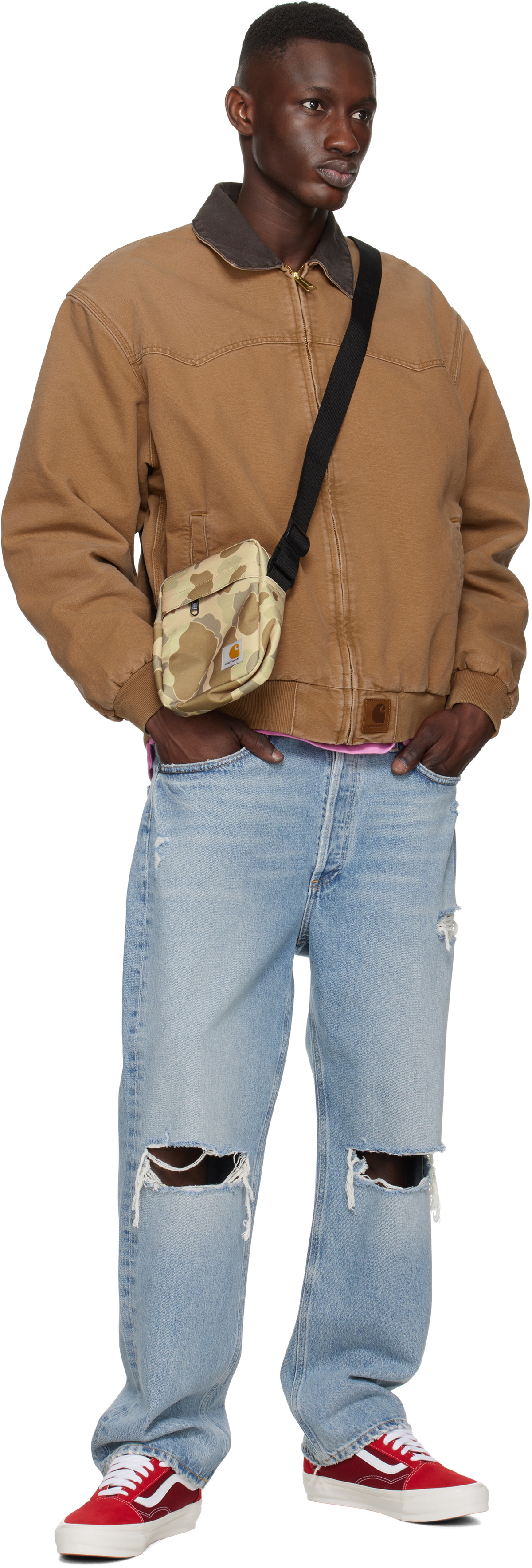 Carhartt Work In Progress Beige Jake Shoulder Bag