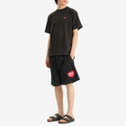 Human Made Men's Heart Swim Shorts in Black