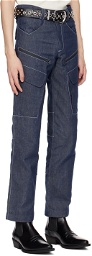 paria /FARZANEH Blue Utility Jeans