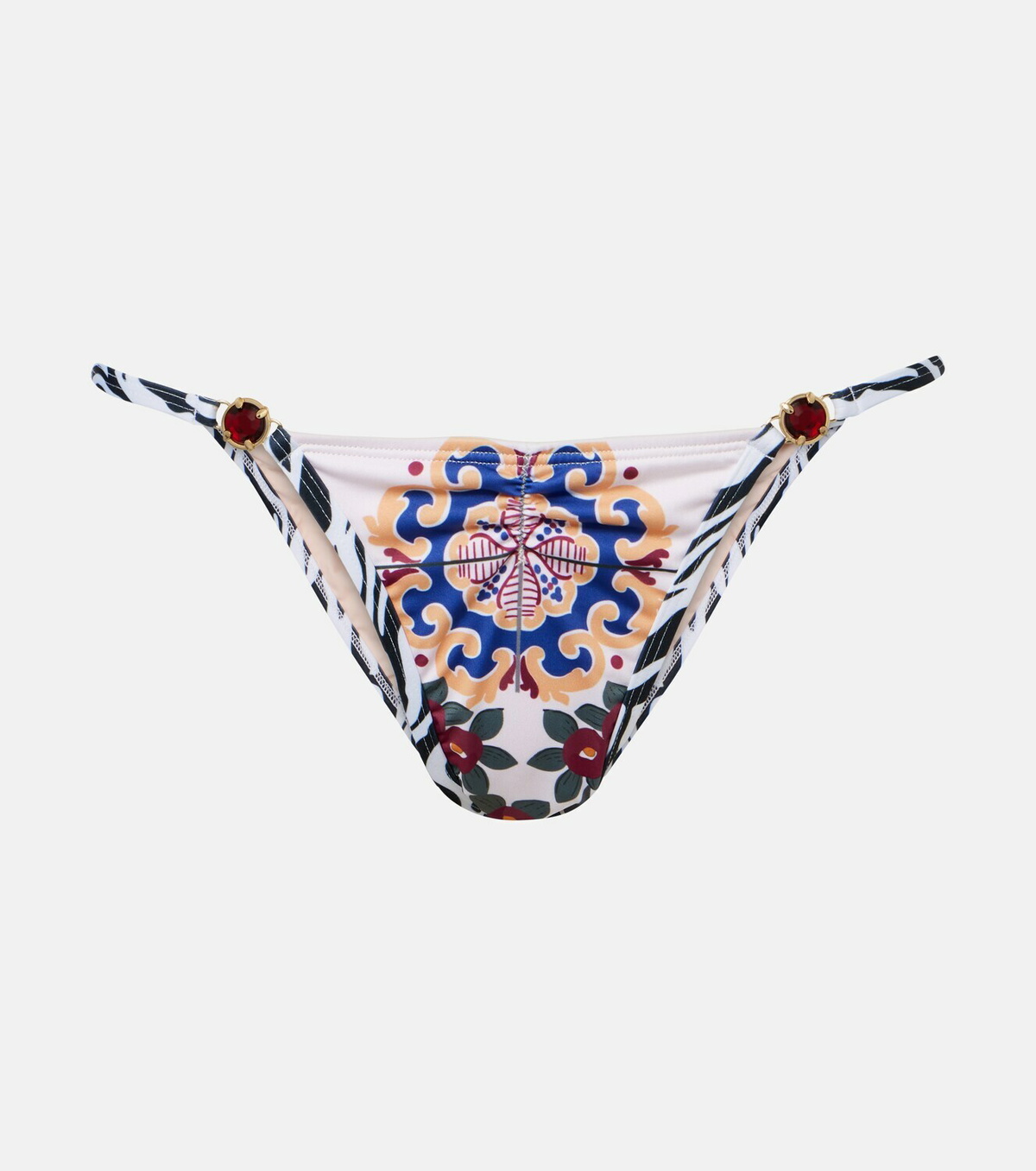 Bananhot Pracy embellished printed bikini bottoms