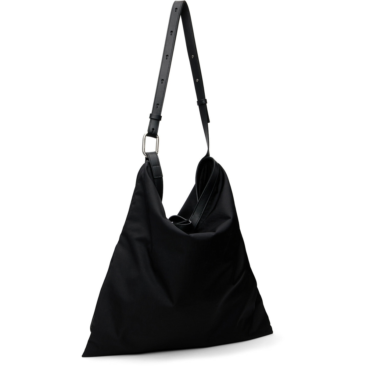 Jil Sander Black Soft Rolled Bag