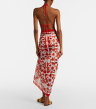 Dolce&Gabbana Majolica cotton beach cover-up