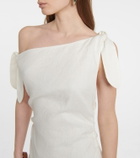 SIR - One-shoulder linen maxi dress
