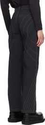 Uncertain Factor Navy Atomic Pulse Trousers