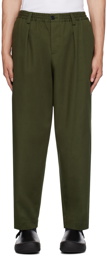 Marni Green Cropped Trousers