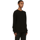 The Row Black Stefan Sweater