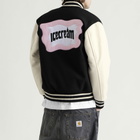 ICECREAM Men's Cones & Bones Varsity Jacket in Black