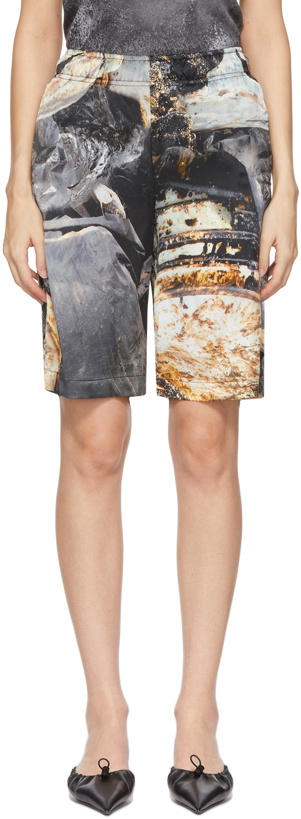 Photo: Serapis Black Silk Waste Shorts