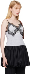 Conner Ives Gray Printed Camisole