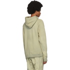 John Elliott Beige and Green CAT Edition Double Dye Raglan Hoodie