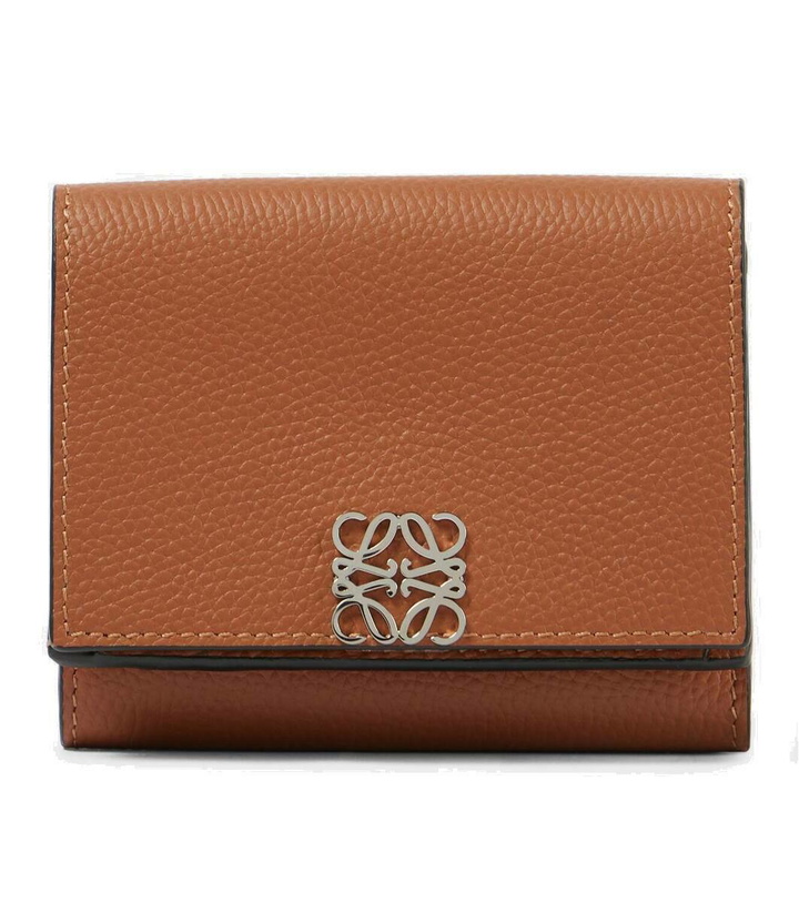Photo: Loewe Anagram Trifold leather wallet
