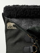 Sorel - 1964 PAC™ Faux Shearling-Trimmed Nylon-Ripstop and Rubber Snow Boots - Black