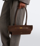 DeMellier New York suede shoulder bag