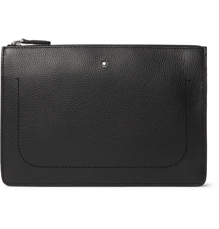 Photo: Montblanc - Full-Grain Leather Pouch - Black