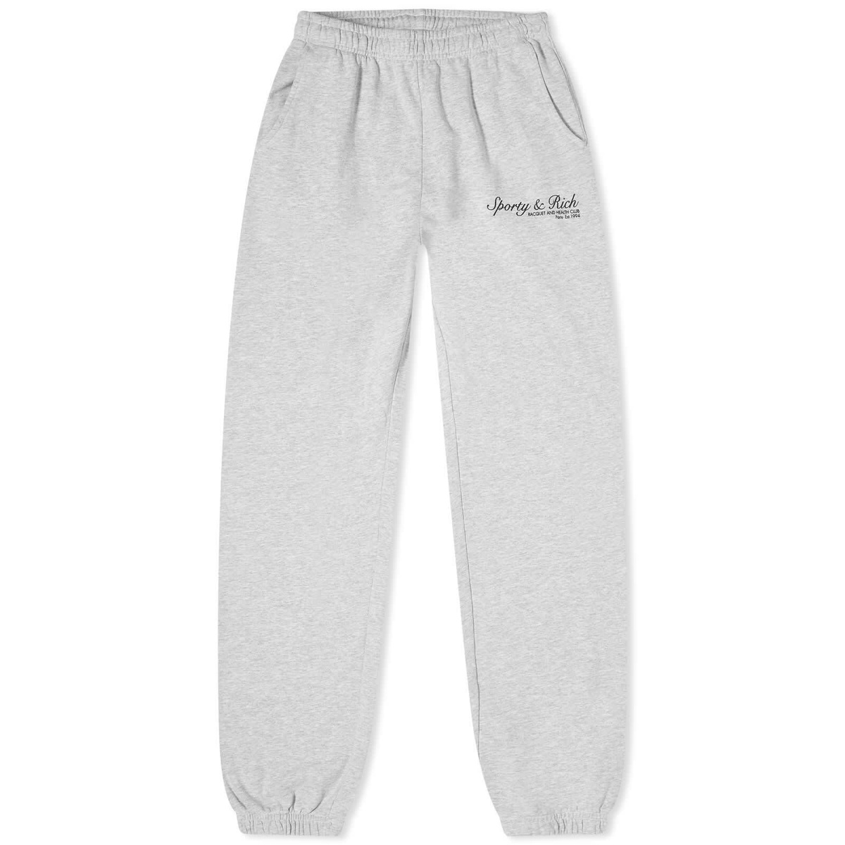 ボトムスその他 Sporty & Rich Logo Print Jogger Pants Heather Grey SWAW2312H SERIFLOGOSOFTSWEATPANTHEATHERG