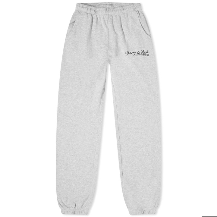 Photo: Sporty & Rich Women's French Sweat Pants in Heather Gray