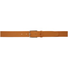 Jil Sander Brown Classic Leather Belt