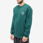 Daily Paper Men's Circle Crew Neck Sweater in Pine Green
