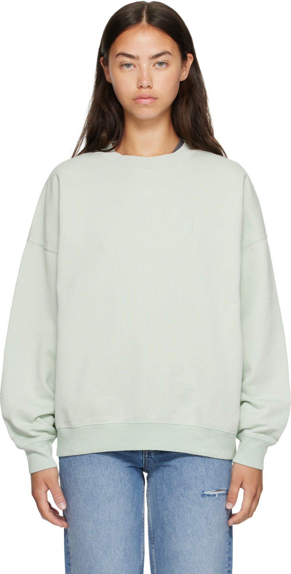 ANINE BING Green Miles Sweatshirt