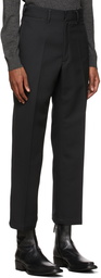 Lemaire Black Straight-Leg Trousers