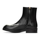 JW Anderson Black Stitch Chelsea Boots