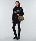 Saint Laurent - Logo mohair-blend sweater