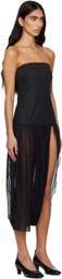 Paloma Wool Black Mila Midi Dress