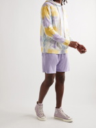 Jungmaven - Lounge Garment-Dyed Hemp and Organic Cotton-Blend Drawstring Shorts - Purple