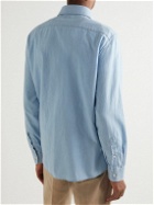 Brunello Cucinelli - Cotton-Chambray Shirt - Blue