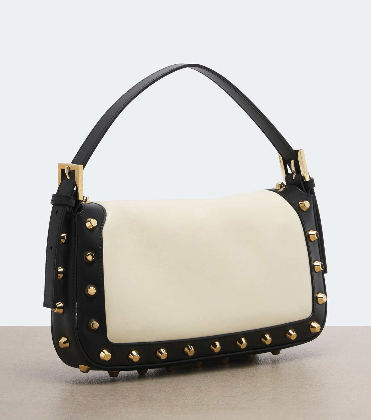 Fendi Baguette® 26424 studded leather shoulder bag