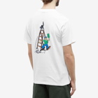 Pass~Port Men's Dumb~Luck Ladder T-Shirt in White