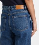 Loro Piana Brooke mid-rise cropped straight jeans