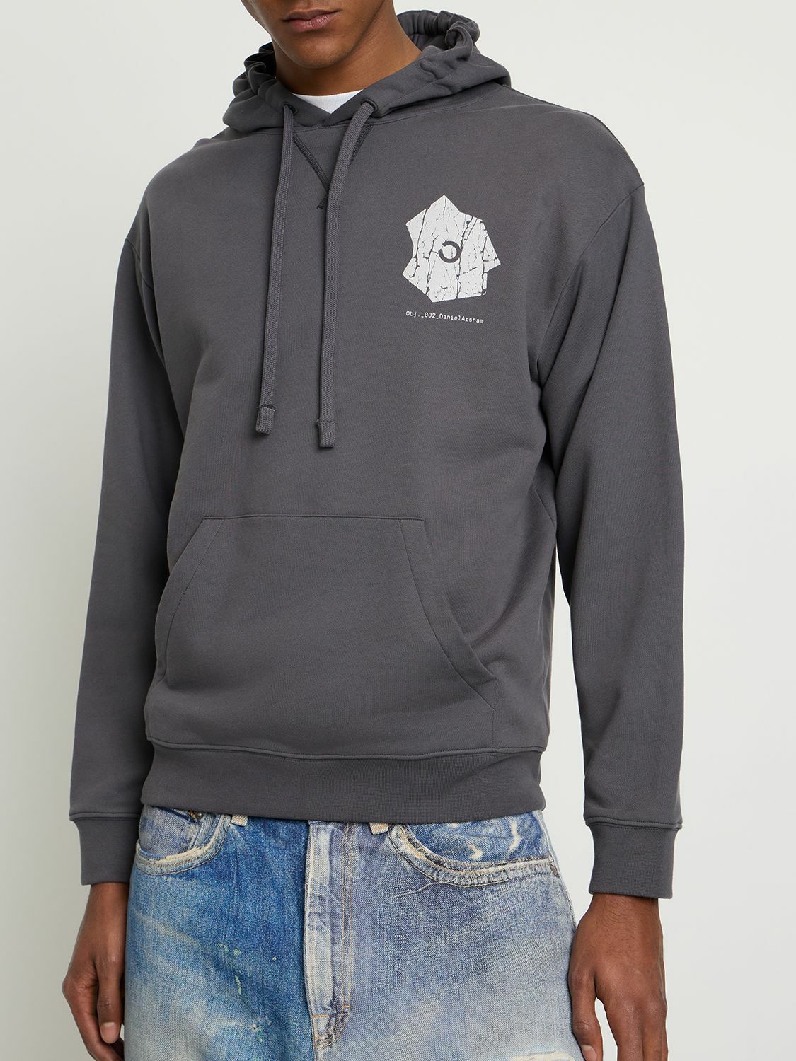 OBJECTS IV LIFE - Progress Logo Print Cotton Hoodie