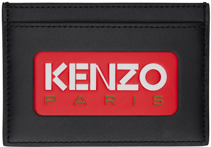 Photo: Kenzo Black Kenzo Paris Leather Card Holder