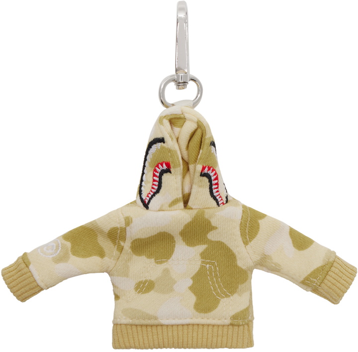 Photo: BAPE Yellow Color Camo Shark Keychain