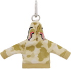 BAPE Yellow Color Camo Shark Keychain