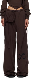 Ottolinger Brown Otto Wrap Sweatpants