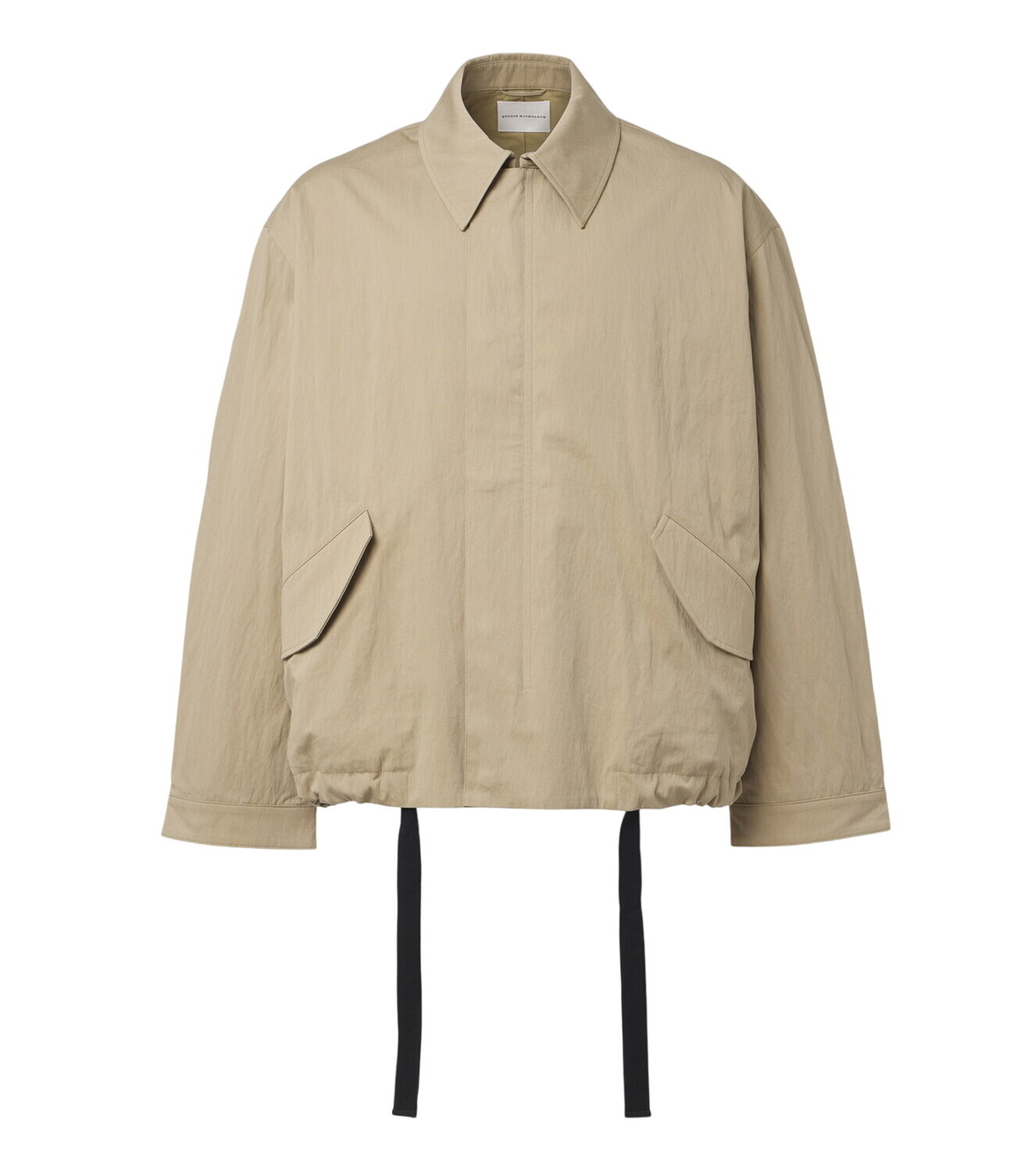 Studio Nicholson Men's Drive Technical Car Coat in Dark Navy