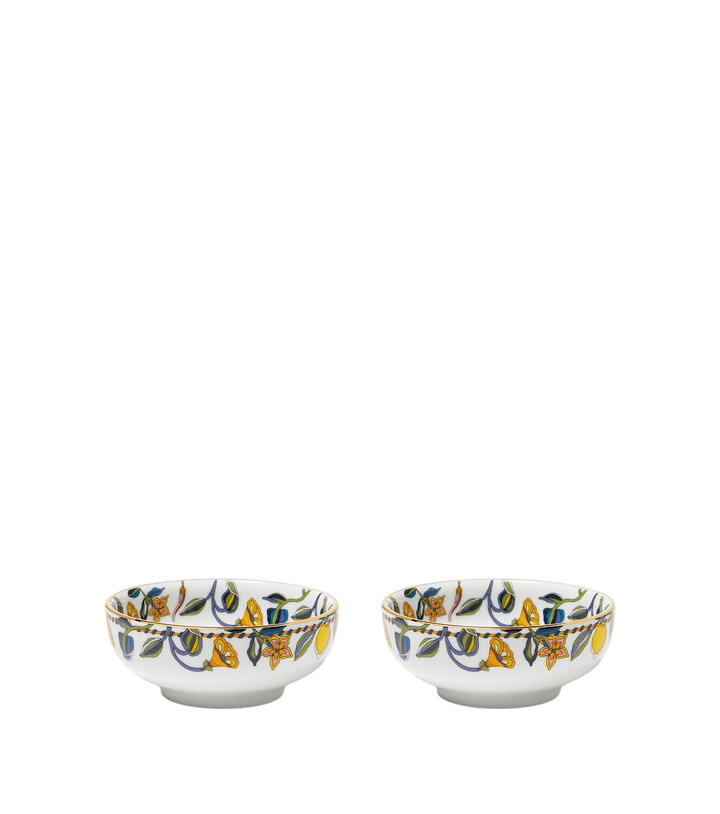 Photo: La DoubleJ Borboni White set of 2 porcelain snack bowls