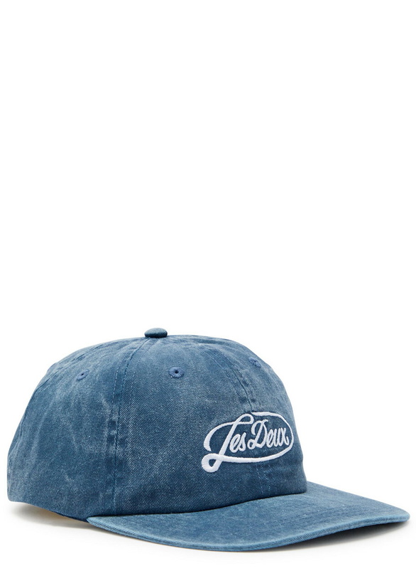 Photo: Les Deux Dad Logo-embroidered Washed Cotton cap - Navy - One Size