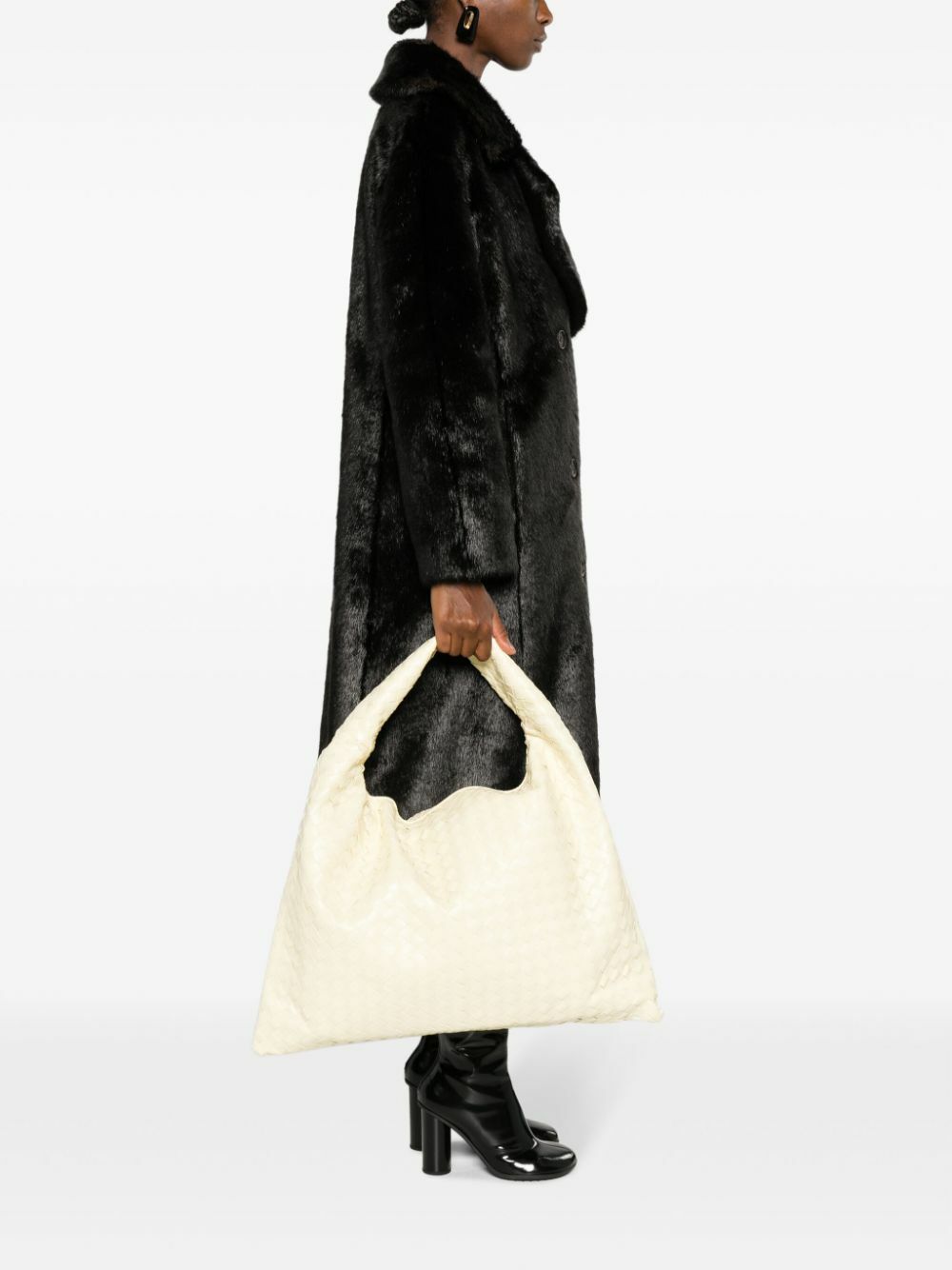 Bottega Veneta Yellow Large Hop Leather Tote Bag Bottega Veneta