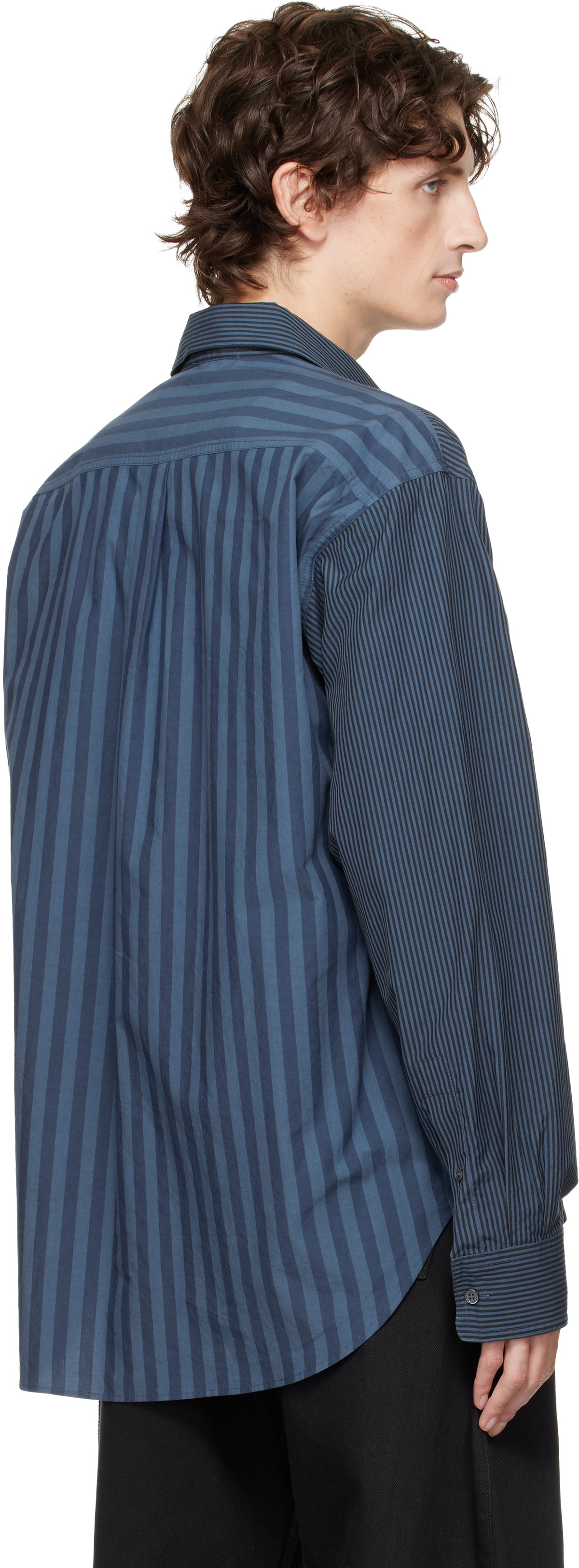 JW Anderson Navy Striped Shirt