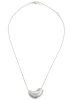 Agmes Heart Small Sterling Silver Necklace - One Size