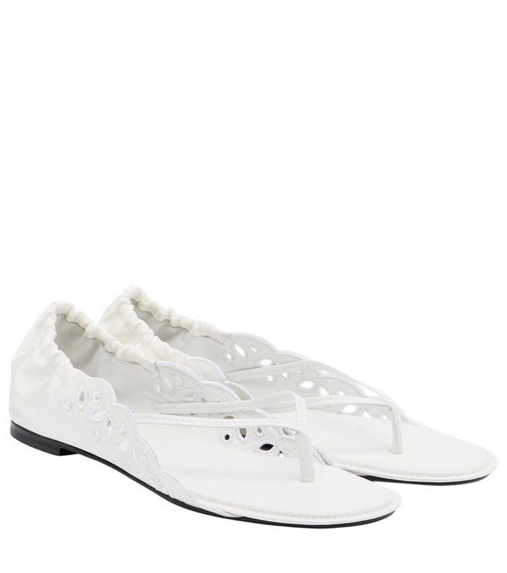 Photo: Jacquemus Satin thong sandals