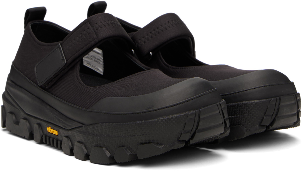 ○amomento○Vibram Mary Jane○23.5〜24.5○ Black Vibram Mary Jane Loafers by AMOMENTO on Sale