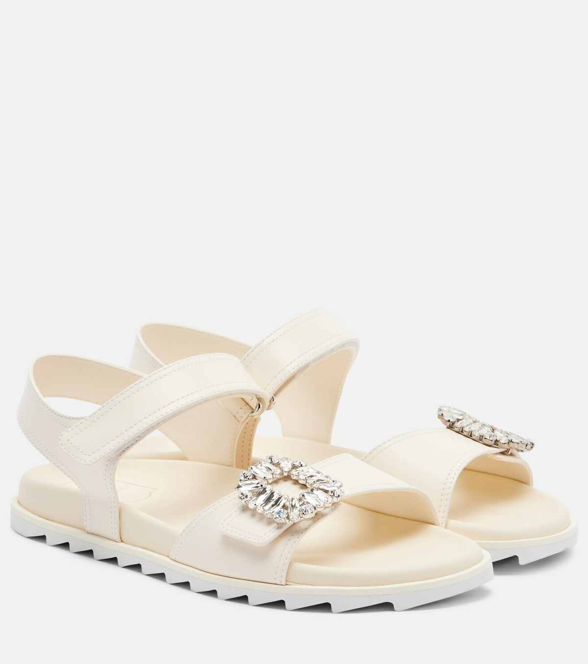 Roger Vivier Slidy Viv' embellished leather sandals